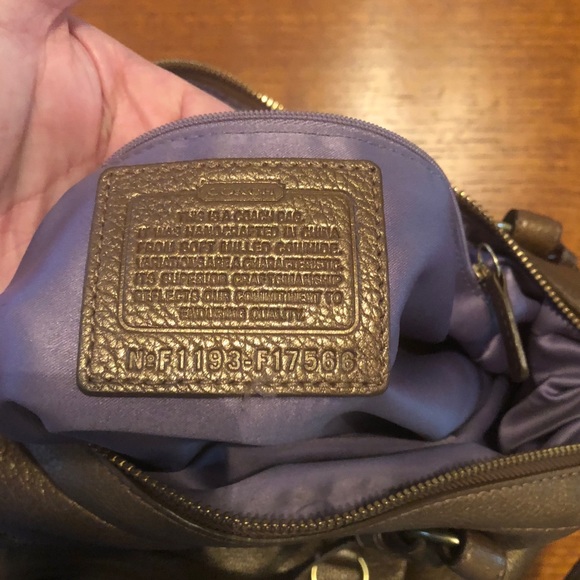 COACH Shoulder Bag 2WAY Leather - Picture 4 of 4